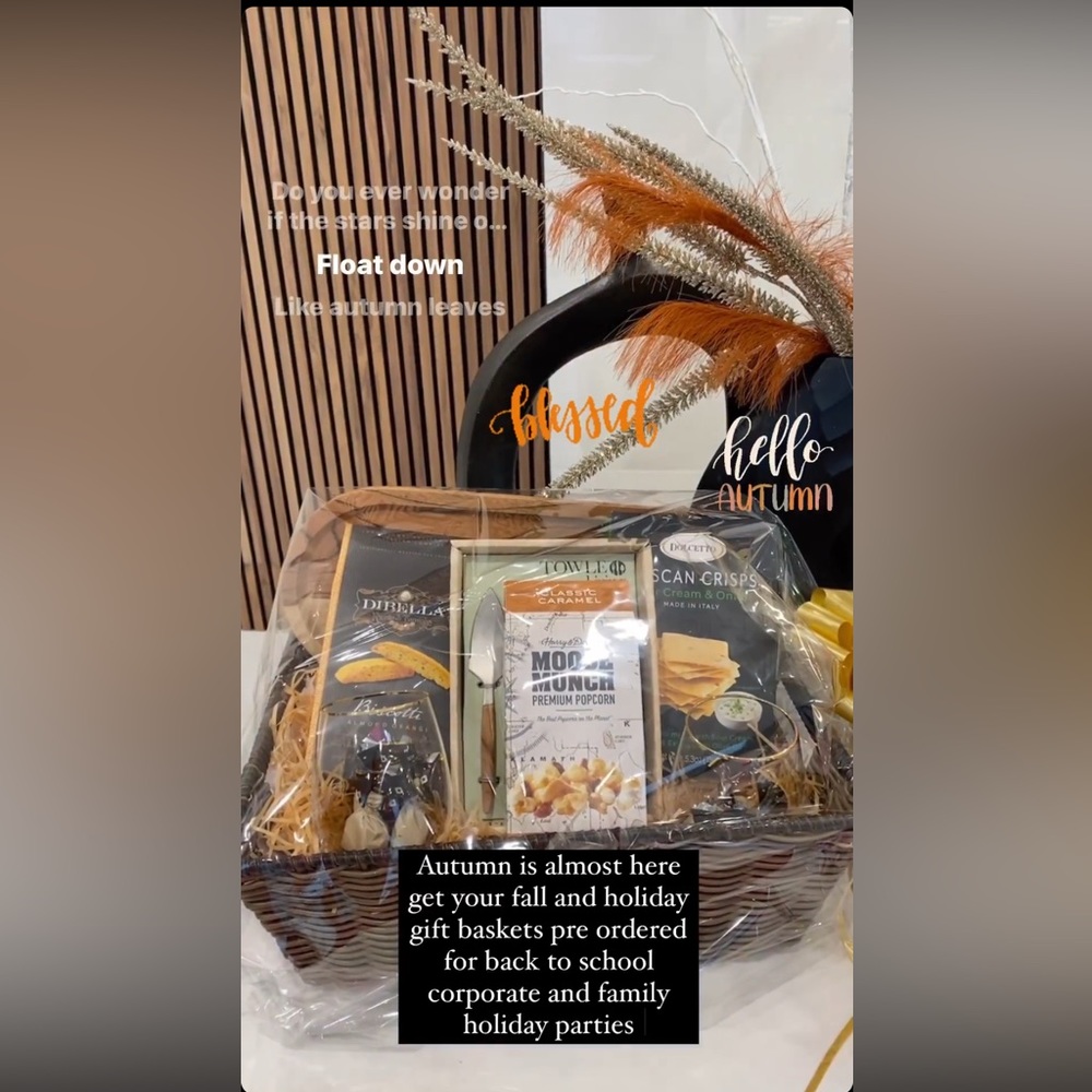 Festive Fall & Thanksgiving Gourmet Gift Basket 🍁🧺